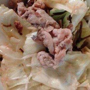 【栄養士おすすめ】豚肉とキャベツの塩昆布炒め